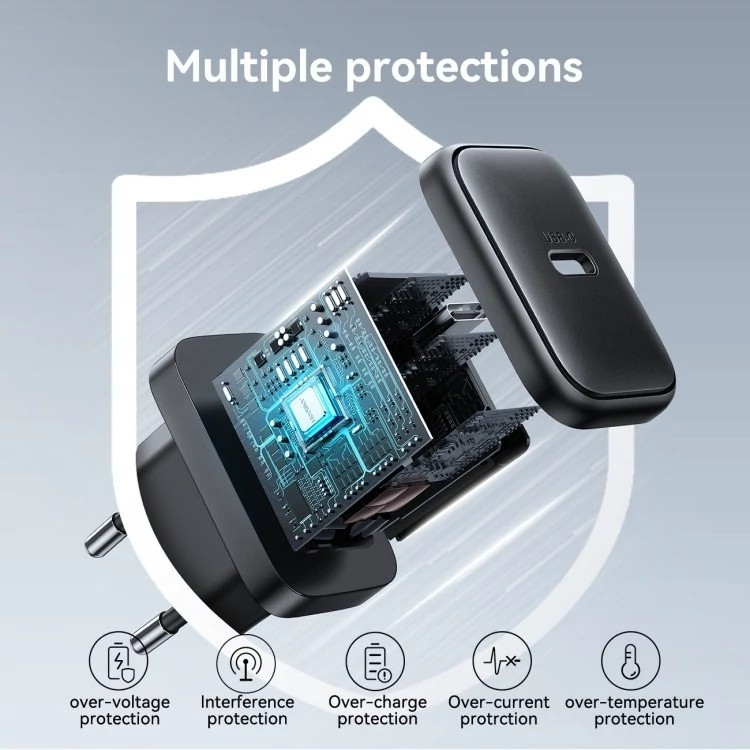 آداپتو شارژ 25 وات با کابل