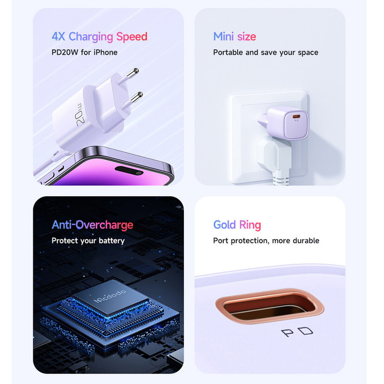 شارژر دیواری 20 وات