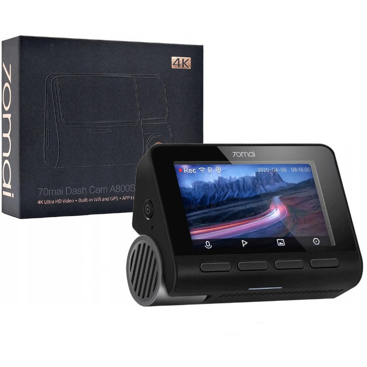 دوربین فیلم برداری خودرو سوِنتی مِی مدل 70maI Dash Cam 4K + GPS A800S
