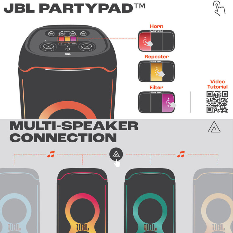 اسپیکر بلوتوثی جی بی ال مدل JBL Partybox Ultimate