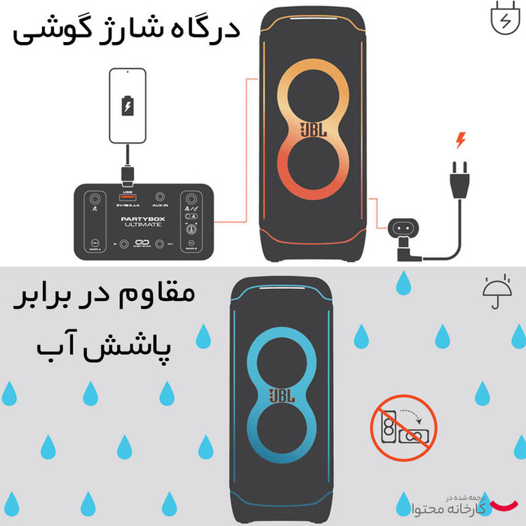 اسپیکر بلوتوثی جی بی ال مدل JBL Partybox Ultimate