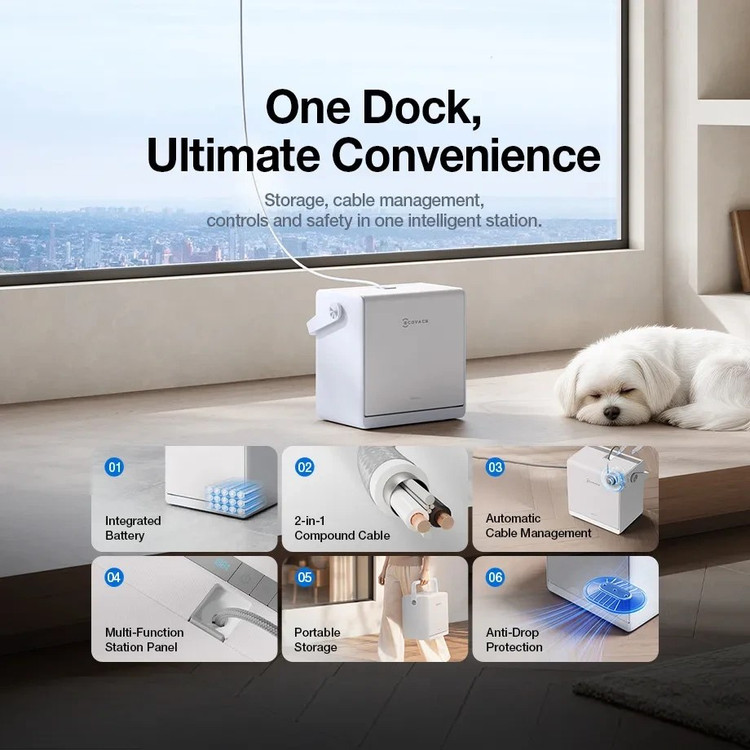 ربات شیشه پاک کن اکووکس رباتیک مدل Ecovacs WINBOT W2S omni