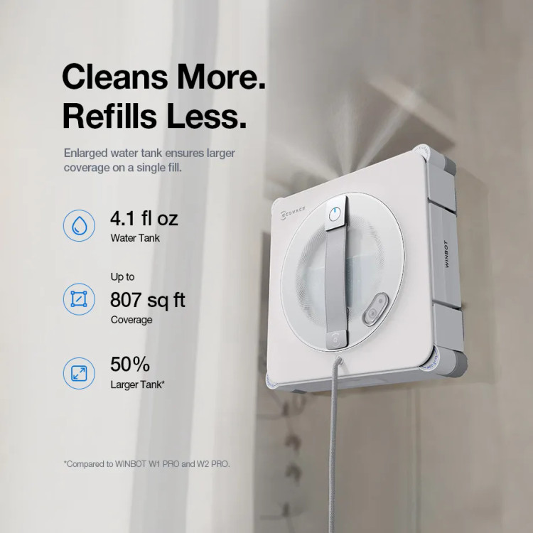 ربات شیشه پاک کن اکووکس رباتیک مدل Ecovacs WINBOT W2S pro
