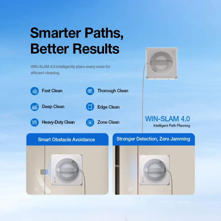 ربات شیشه پاک کن اکووکس رباتیک مدل Ecovacs WINBOT W2S pro